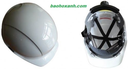 Nón bảo hộ lao động Safetyman GM16 màu trắng khoá vặn xuất xứ Thái Lan