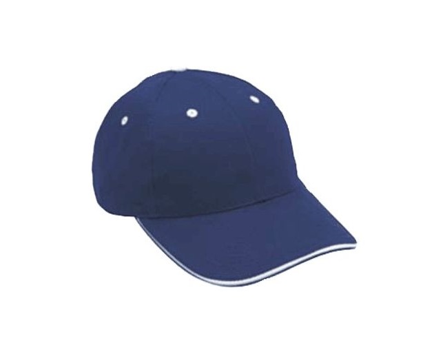 Nón đồng phục lưỡi trai sáu múi phối viền màu DPM0002