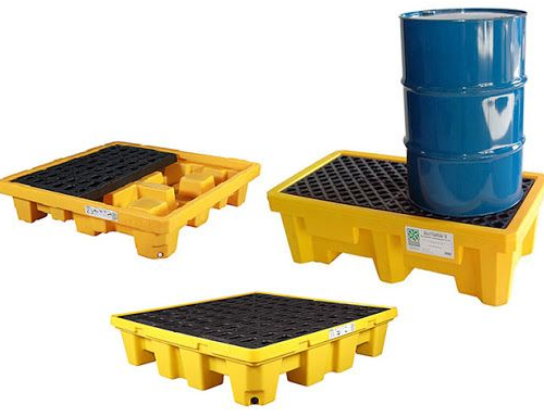 Mặt sàn tháo rời của pallet chống tràn để thu hồi dầu rò