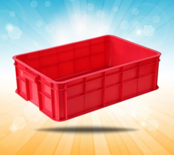 Khay nhựa bít thấp xếp chồng nhiều tầng trong kệ phụ tùng