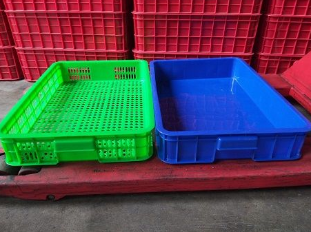 Thành khay nhựa hở HDPE đục lỗ cho không khí đi ngang