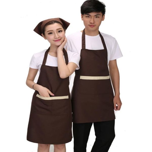 Tạp dề yếm vải kaki hoặc kate nhiều màu đặt theo số lượng sỉ