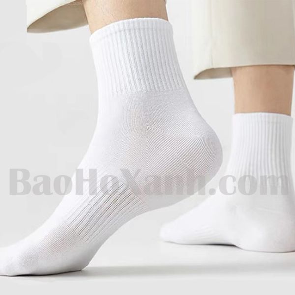 Tất Thể Thao Chất Lượng Cao Màu Trắng