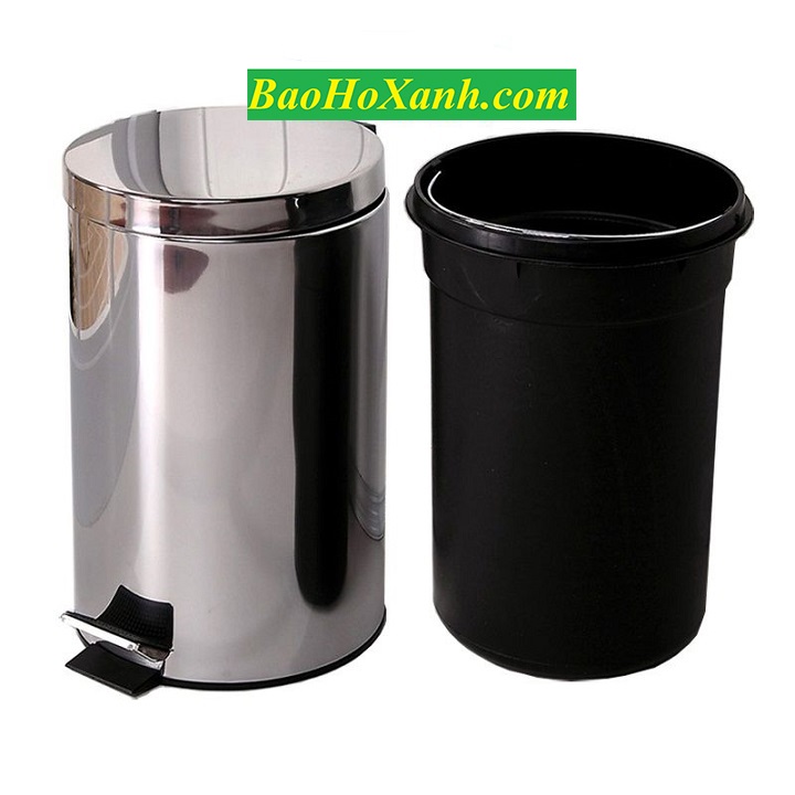 Thùng rác inox đạp chân 8 lít dùng cho văn phòng và phòng khám