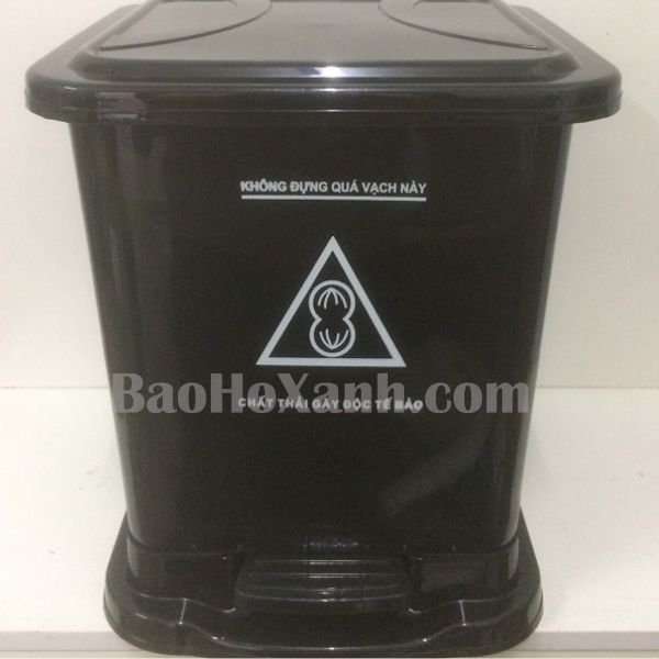 Thùng rác đạp chân 50 lít nhựa PP cao 568mm cho bếp và phòng khám