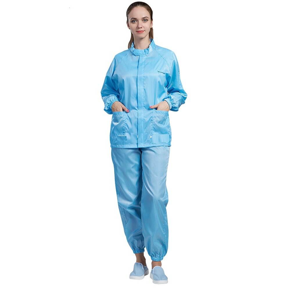 Quần Áo Phòng Sạch Thời Trang Mới nhìn tổng thể