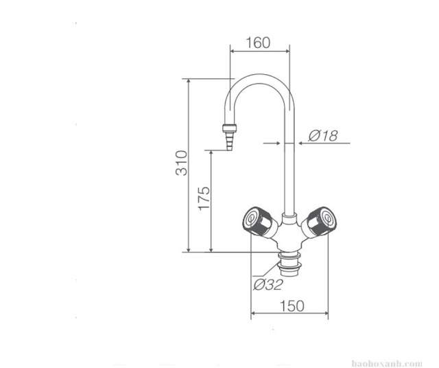 Vòi Rửa Hóa Chất Phòng Thí Nghiệm Chính Hãng Tốt