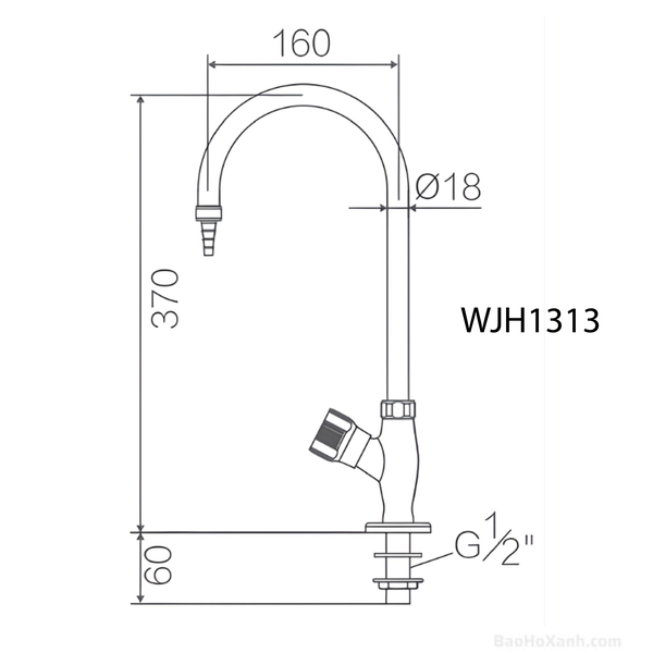 Vòi Rửa Hóa Chất 1 Đầu Phòng Thí Nghệm Ưu Việt Nhất