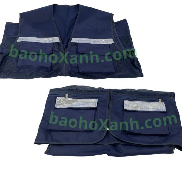 Áo Ghi Lê Phản Quang Lao Động Lưới Xanh