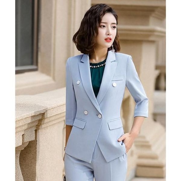Áo Khoác Công Sở Nữ Tay Lỡ Thời Trang