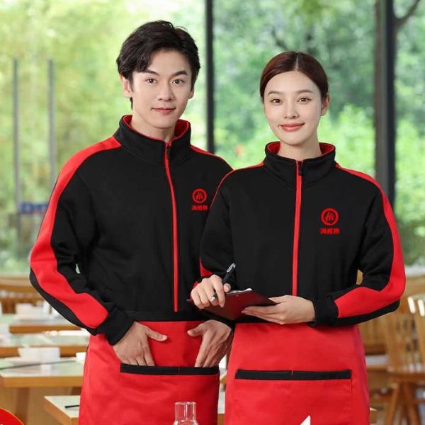Áo Khoác Đồng Phục Nhà Hàng Gọn Gàng