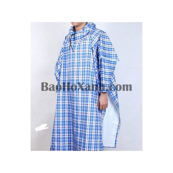 Áo Mưa Cánh Dơi Caro Gọn Nhẹ