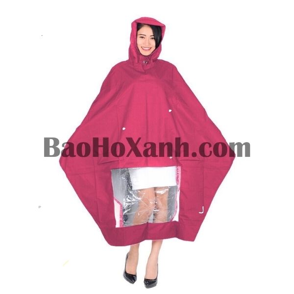 Áo Mưa Cánh Dơi Dành Màu Đỏ Nổi Bật