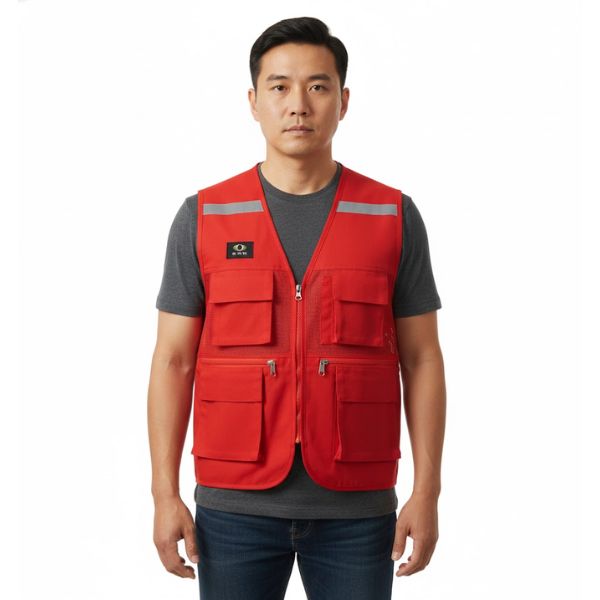 Áo Phản Quang Bảo Hộ Có Túi An Toàn