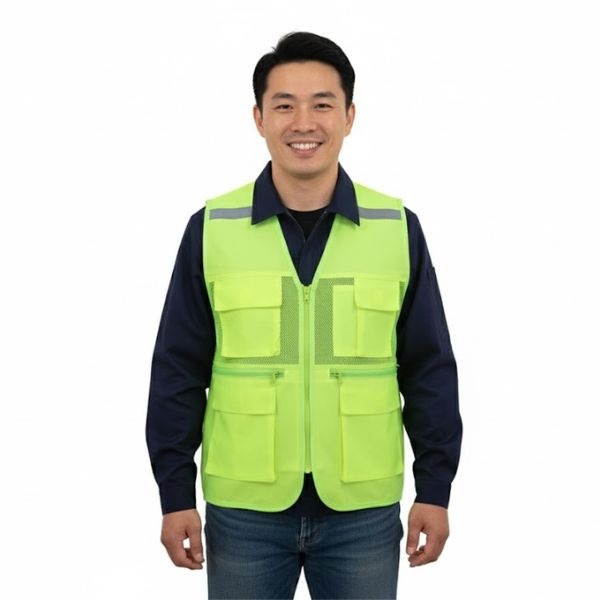 Áo Phản Quang Có Túi Siêu Sáng