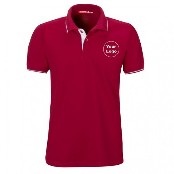 Áo Thun Cổ Trụ Cao Cấp In Logo