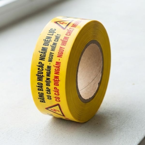 Băng Báo Hiệu Cáp Ngầm Điện Lực Các Loại - ảnh thực tế