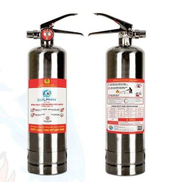 Bình Chữa Cháy Dolphin Gốc Nước Inox SUS304 Cao Cấp Chính Hãng