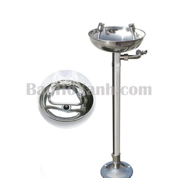 Bồn Rửa Mắt Khẩn Cấp Chất Liệu Inox