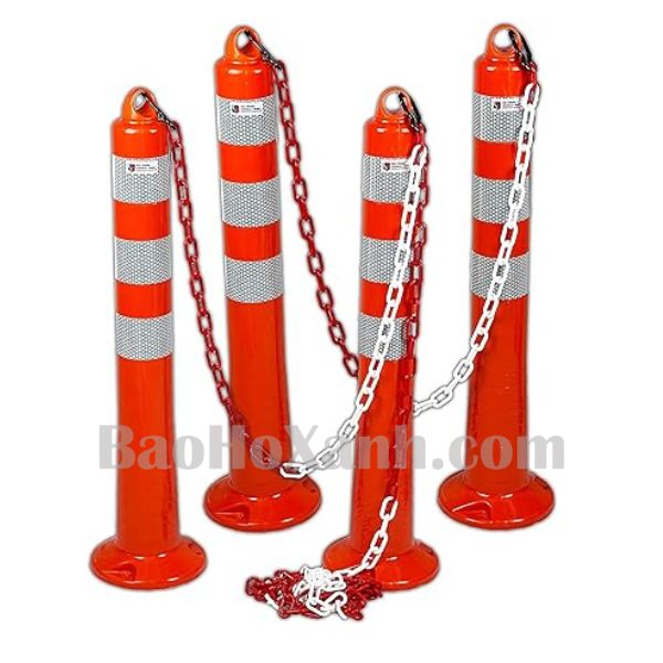 Cọc Tiêu Giao Thông Hình Trụ Dây Xích