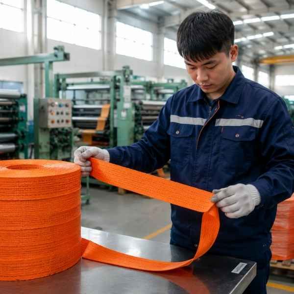 Dây Bẹ 50mm 70g/m 100m/Cuộn Màu Orange Tải 3000Kg  Usafety Mỹ Tiêu Chuẩn CE chuyên dụng - US-PEW-7050 - ATC0344 