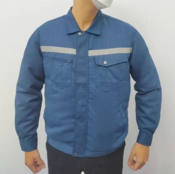 Áo Bảo Hộ Công Nhân Chất Liệu Cotton Có Quạt Gió - DMS0033