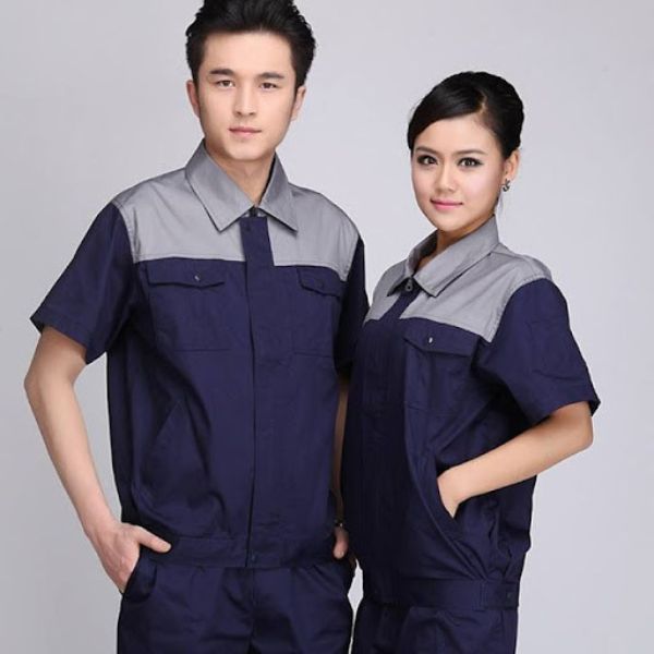 Áo Đồng Phục Công Nhân Giá Rẻ Chất Lượng Cho Cả Nam Và Nữ - DBH0006