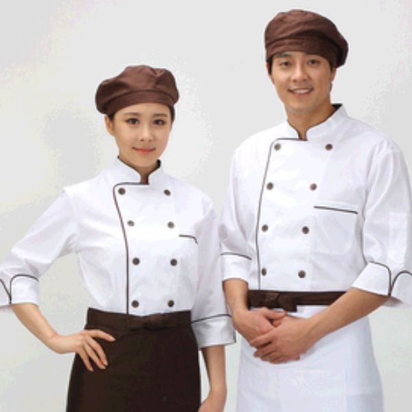 Áo Đầu Bếp May Sẵn Chất Liệu Tốt - DDB0018