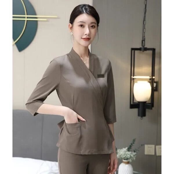 Áo Đồng Phục Spa Đẹp Sang Trọng Cho Nữ - DSP0020
