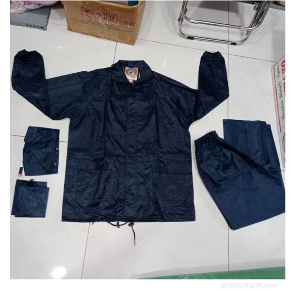 Áo Mưa Bộ Haledako Vải Dù Cao Cấp 1 Khóa - QAM0013
