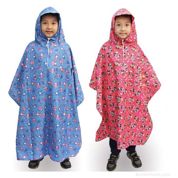 Áo Mưa Cánh Bướm Trẻ Em Chất Liệu Vải Dù - QAM0015
