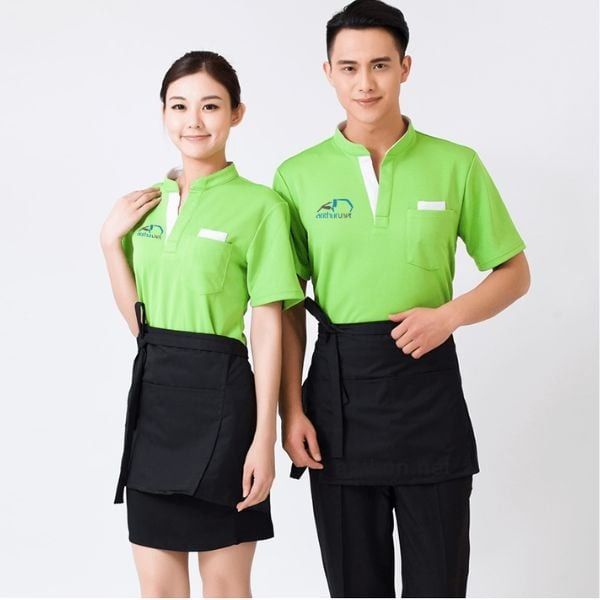 Áo Thun Đồng Phục Cổ Trụ Nhiều Màu Cho Nam Nữ - ATH0016