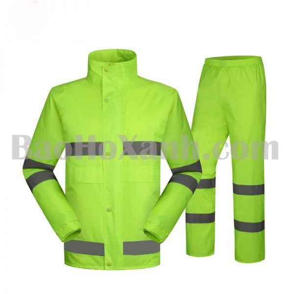 Bộ Quần Áo Mưa Phản Quang Cao Cấp - QAM0010
