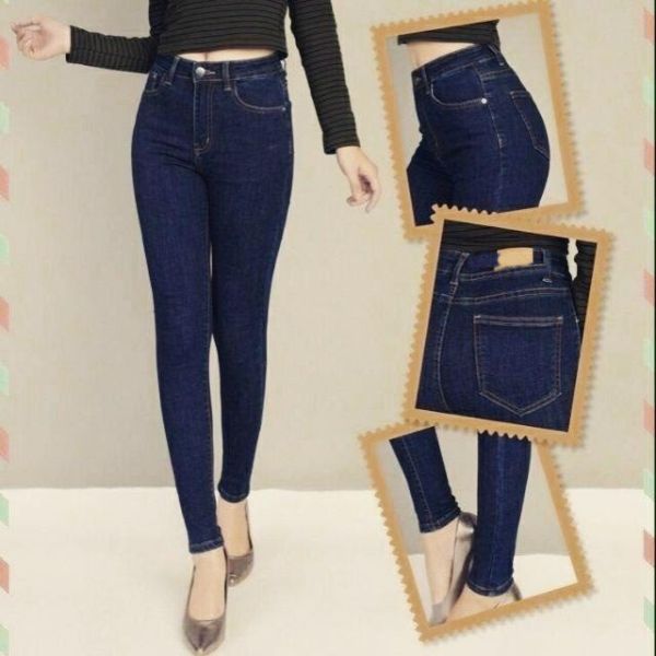 Cơ Sở May Gia Công Quần Jean Nữ Cạp Cao - QEA0002