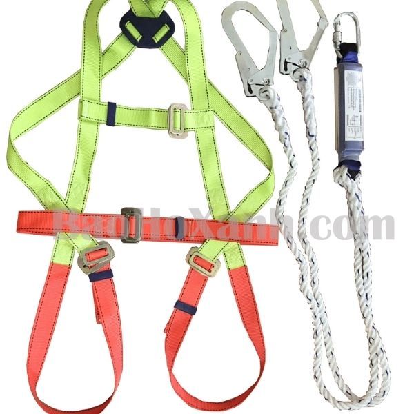 Dây An Toàn Toàn Thân 2 Móc Sắt Chính Hãng - ATC0177