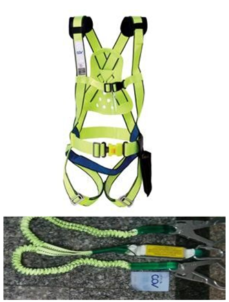Dây An Toàn Toàn Thân B2 2 Móc Nhôm Tĩnh Điện - ATC0107