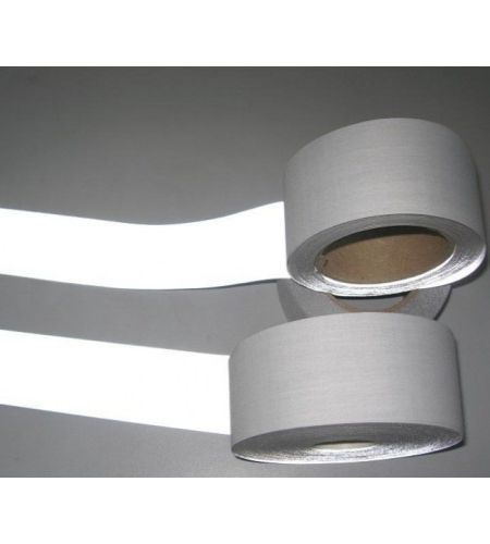 Dây Vải Phản Quang 5 Cm Ghi Loại 1 - BHK0021