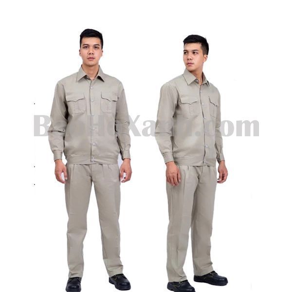 Đồng Phục Bảo Hộ Lao Động Vải Kaki Cao Cấp - HDM0107
