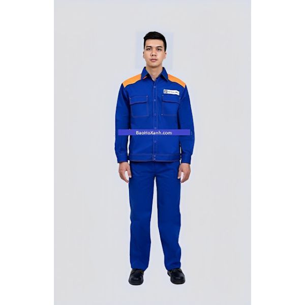 Đồng Phục Bảo Hộ Phối Viền Chất Lượng - DMS0015