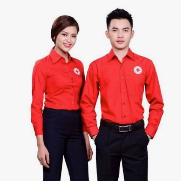 Áo Đồng Phục Công Sở Sơ Mi Trắng Cao Cấp - DCS0008