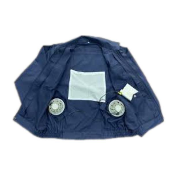 Áo Bảo Hộ Lao Động Có Quạt Gió Màu Xanh Than - DMS0026
