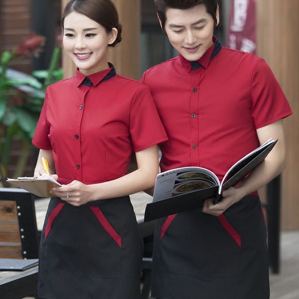 Áo Đồng Phục Nhân Viên Nhà Hàng Chất Lượng - DNK0018