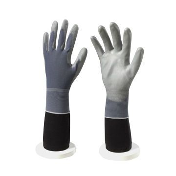 Găng Tay Phủ PU Lòng Bàn Tay Xám - GDK0010