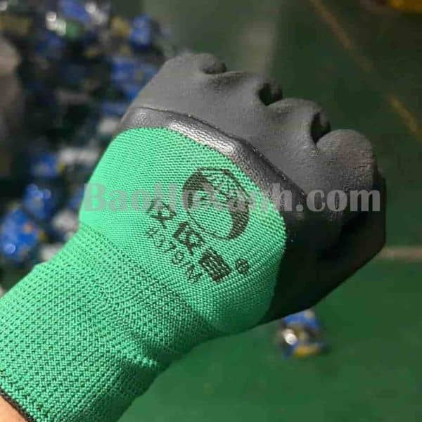 Găng Tay Chống Cắt Phủ Cao Su Latex Găng Tay Bảo Hộ Lao Động - GTS0064