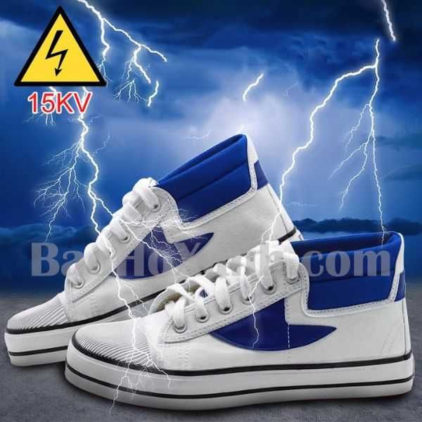 Giày Cách Điện 15KV Vải Bạt Chống Trượt Tối Ưu - GBC00012