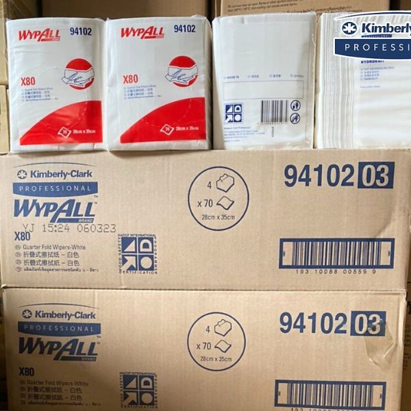 Giấy Thấm Dầu Kimberly Clark Wapall X80 Chuyên Dụng Trong Công Nghiệp Dạng Thùng - TDA0010