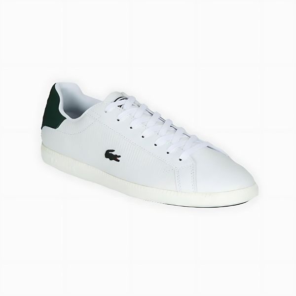 Giày Vải Lacoste Màu Trắng - GVA0038