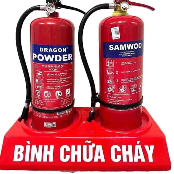 Kệ Để 2 Bình Chữa Cháy (Nhựa) TT-PCCC-K8 - PCC0095