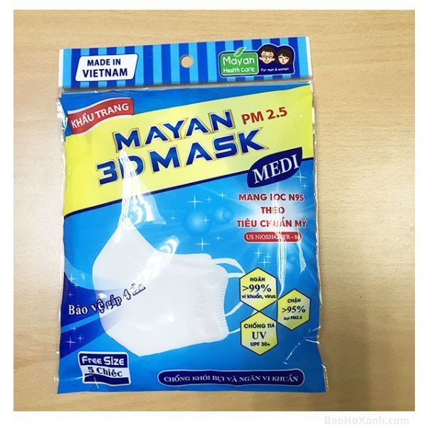 Khẩu Trang Mayan 3D Mask PM2.5 - BVH0119