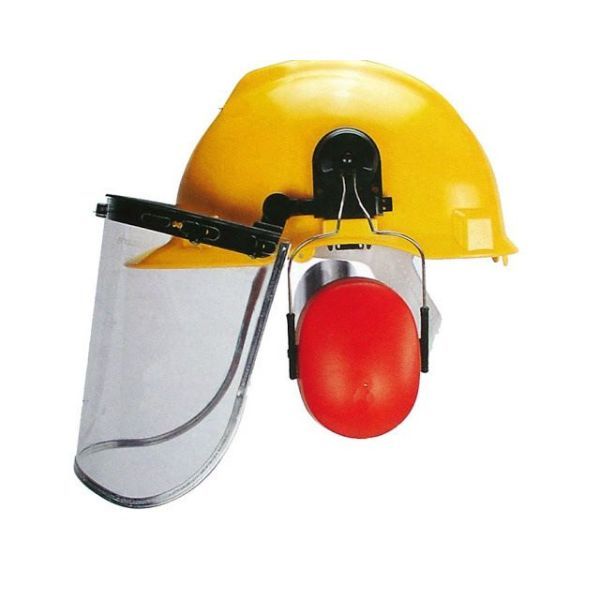  Mũ Bảo Hộ Lao Động Thiết Kế Có Kính Và Bịt Tai Chống Ồn - MKH0002